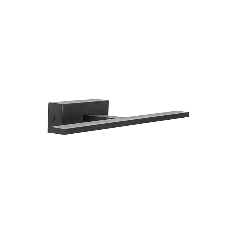 Qazqa moderne applique murale - Jerre - noir, led intégrée 22w incluse, Integrated led, 2700k, blanc chaud, 41.5cm, IP44, idéal - 9