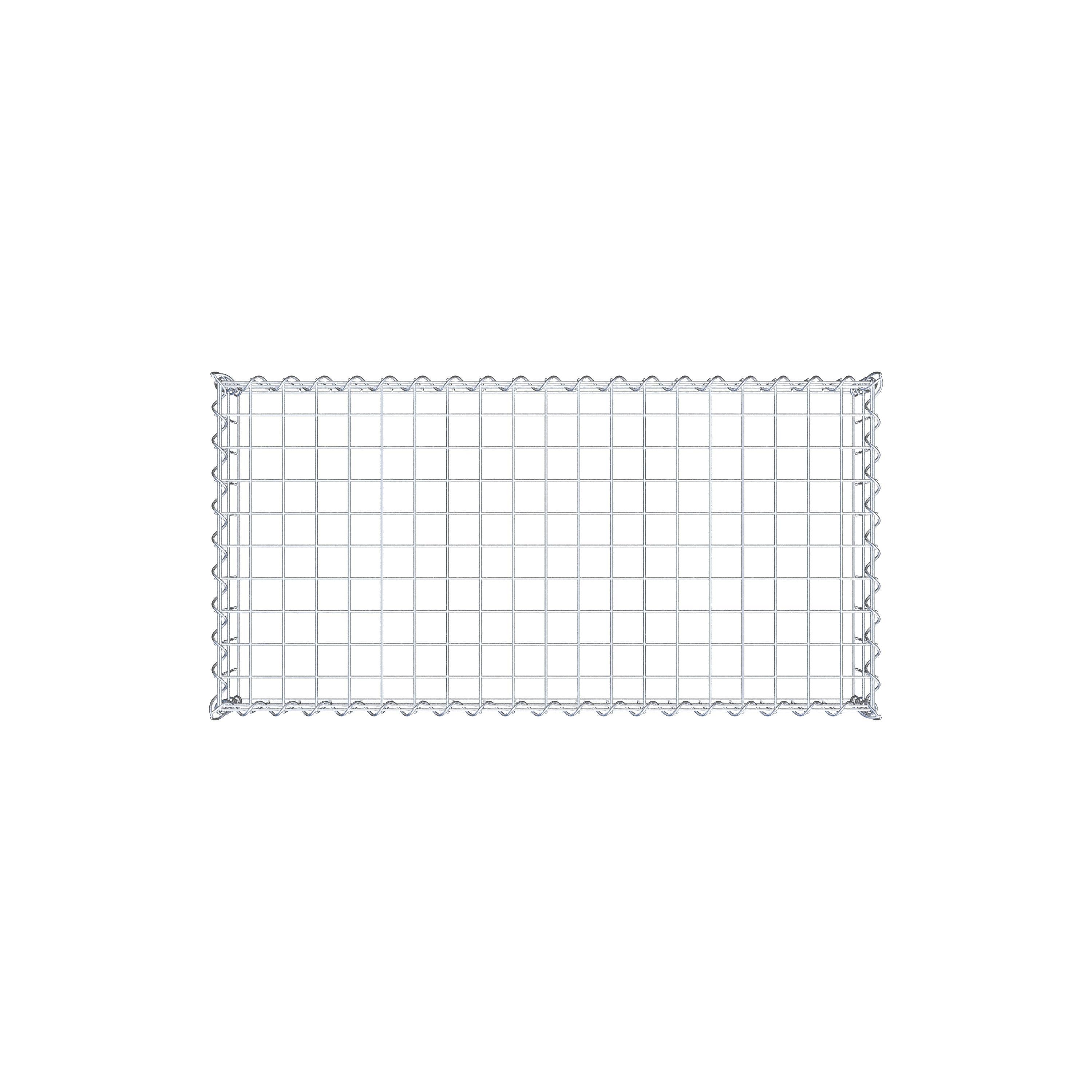 Gavión para apilar en acero galvanizado 100x20x50cm (LxAxP), malla 5 x 10cm, Espiral, sin rejilla inferior - 6