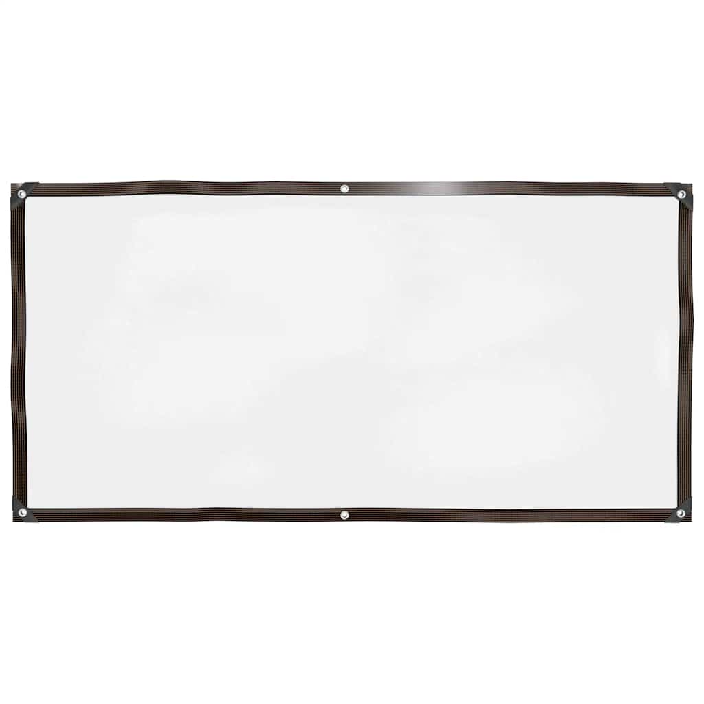VIDAXL Bache Transparente Avec œillets 1x2 M Polyethylene Pas Cher