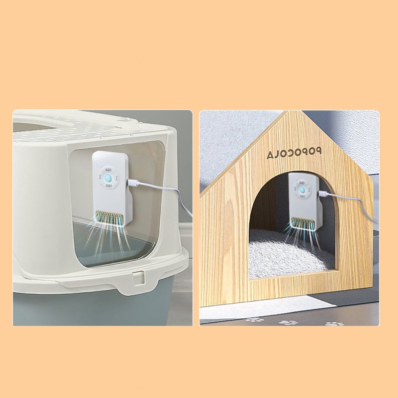 Dezodorant ozonowy i oczyszczacz antybakteryjny, artykuły dla kotów i psów do użytku domowego, timer na baterię litową, angielski - 8