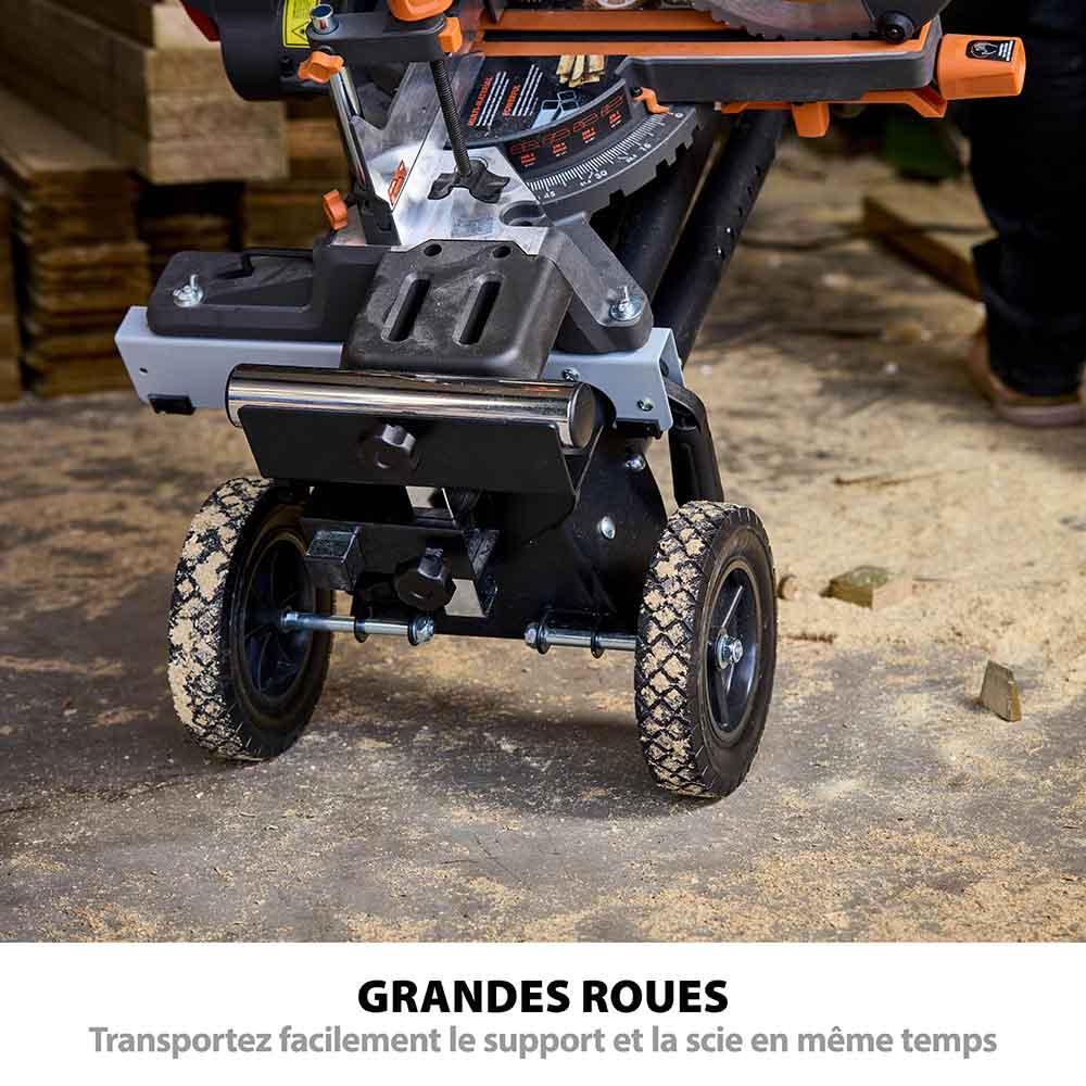 Support universel PLUS Evolution pour scie à onglet avec pieds télescopiques - 9