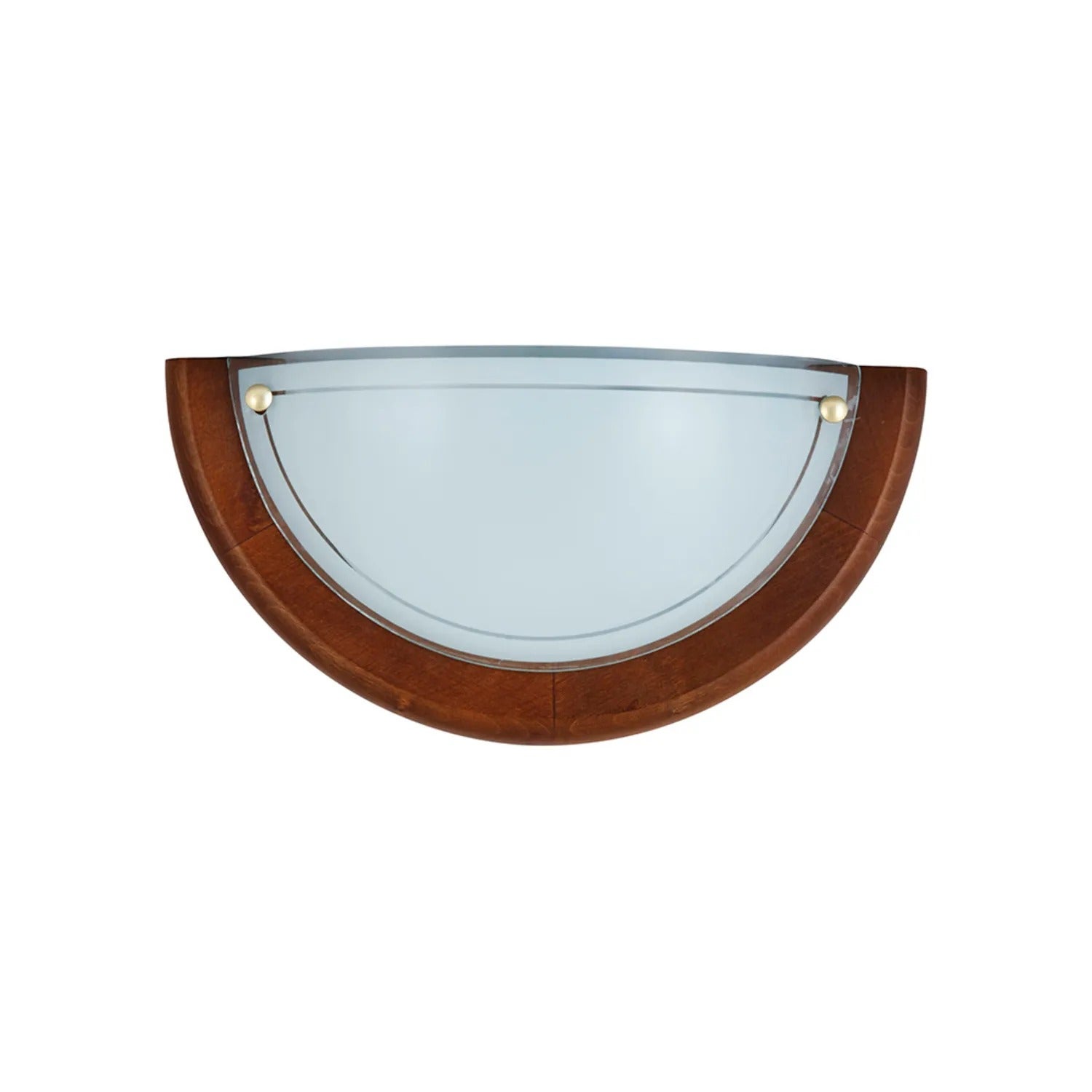Kinkiet łazienkowy Ufo dąb-szkło opalizowane 1xE27x60W drewno wym:30x30x30cm IP20 Rabalux