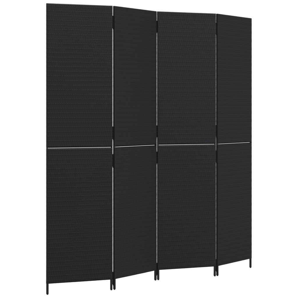 Paravent, Cloison de séparation 4 panneaux Blanc 200x180 cm Tissu