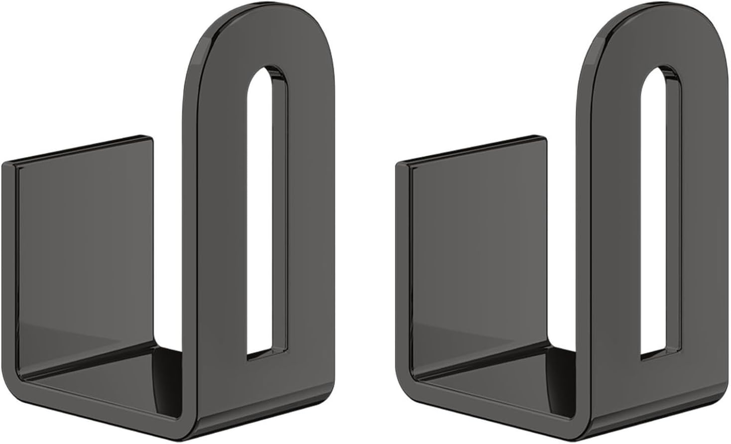 Uniwersalne wsparcie dla pokrywek garnków, odporne na rdzę, do drzwi i ścian szafek, blok na noże (czarny), zestaw 2 szt.