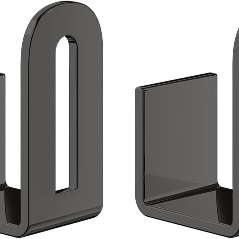 Uniwersalne wsparcie dla pokrywek garnków, odporne na rdzę, do drzwi i ścian szafek, blok na noże (czarny), zestaw 2 szt.