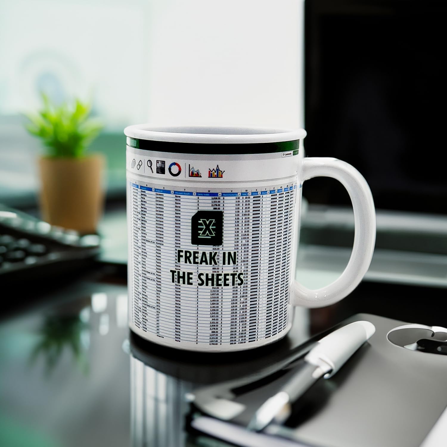 Mad Monkey Taza de reno que cambia de color - Taza de café mágica