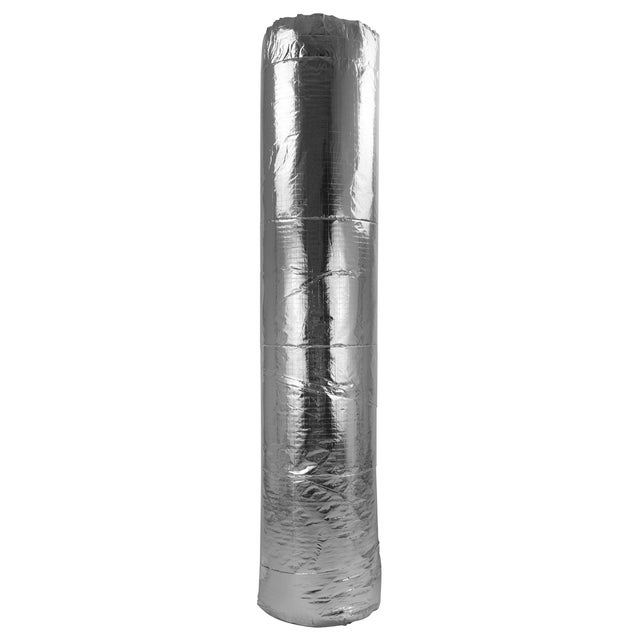 Kit isolation mince porte de garage thermique et phonique - 27 couches - Protection contre le froid et la chaleur - 15 m² - Gris