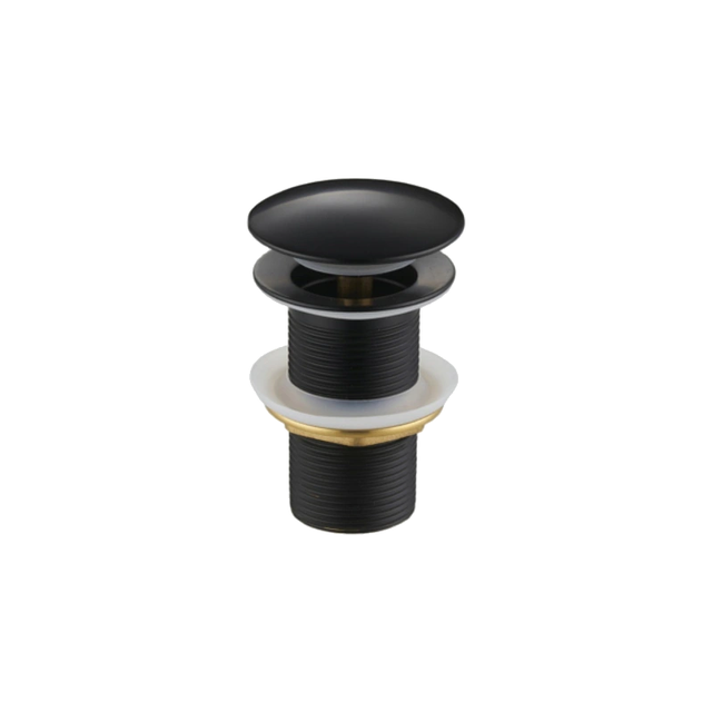 Mexen bouchon rond click-clack, Gris bleu céramique mat - 79910-69