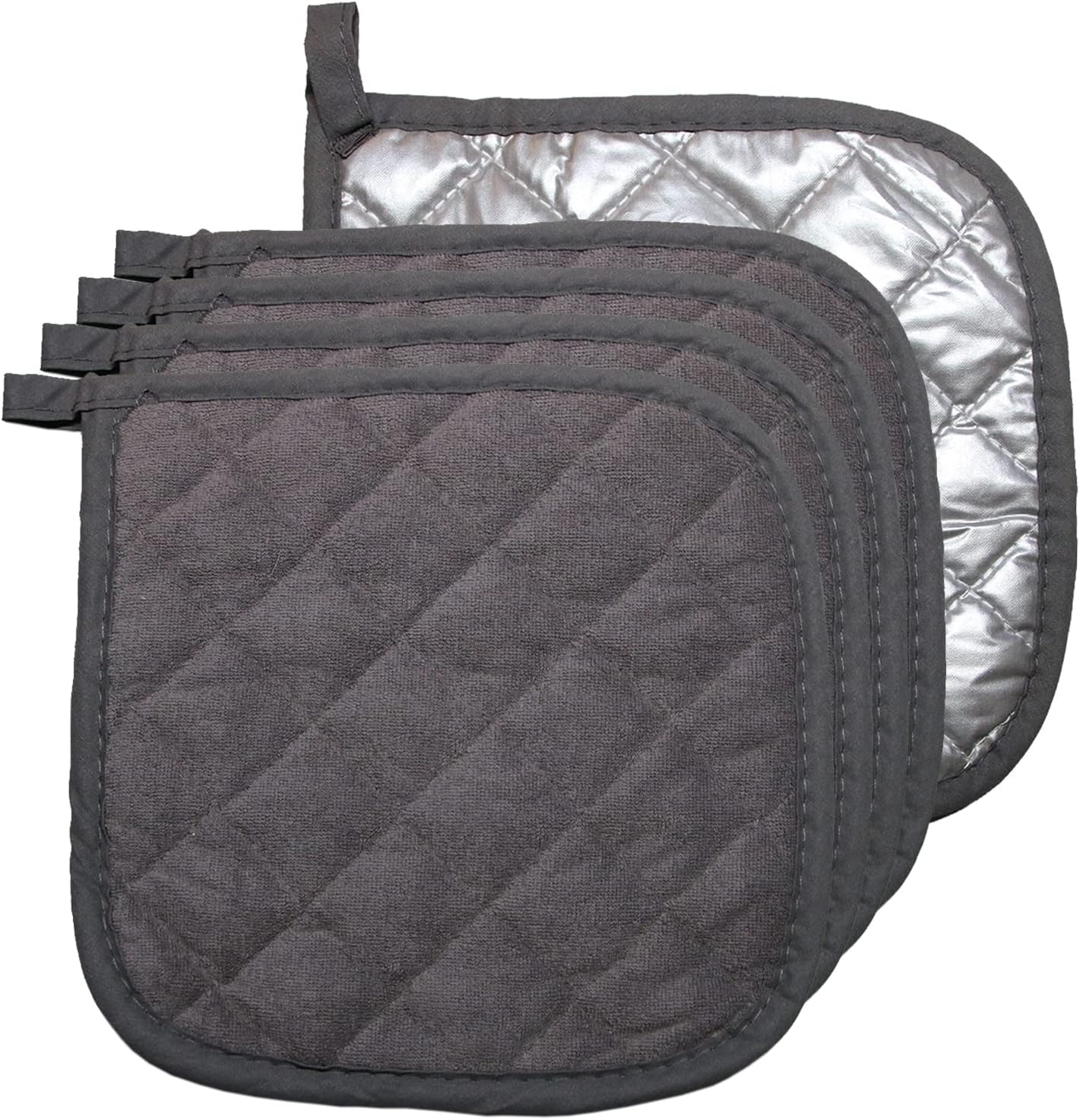 Set 5 Sottopentola In Cotone Intrecciato 17,8 Cm: Presine E Sottobicchieri Multiuso Per Cucina