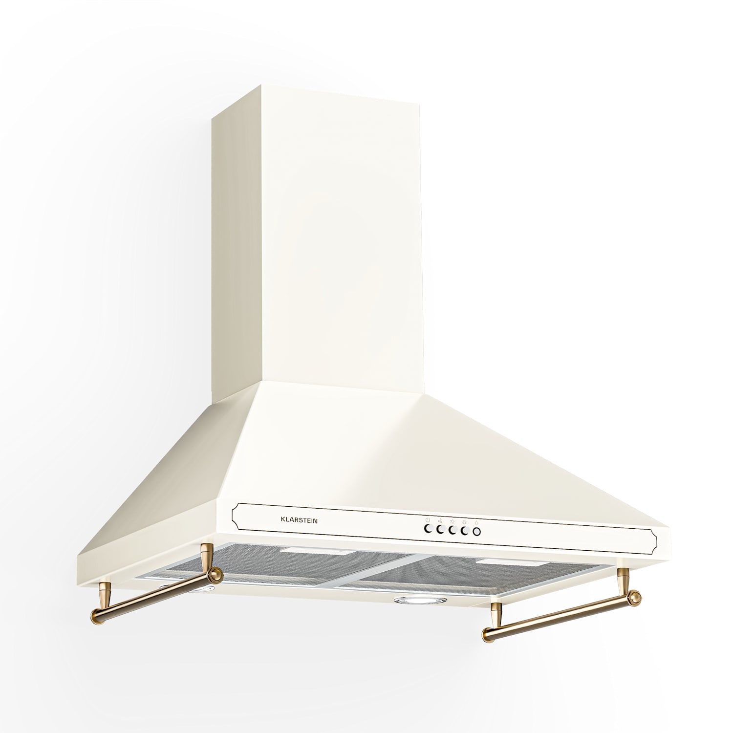 Klarstein Campana De Cocina Victoria 60 Cm Diseño Retro 630M³/H 2 Lámparas Led Crema , Leroy Merlin