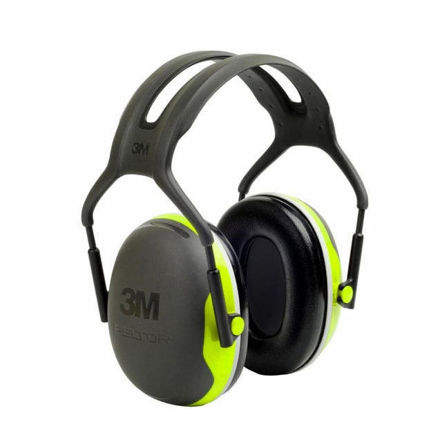 3M - Casque antibruit Peltor X4A vert fluo isolé - 33dB - X4A