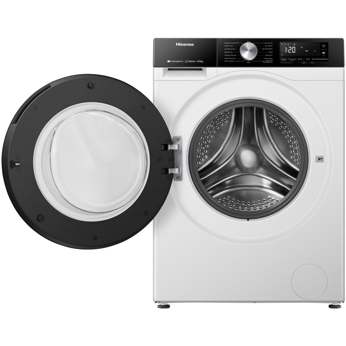 Lavasecadora HISENSE WD3S8043BW3 Blanco 8/5Kg - 2