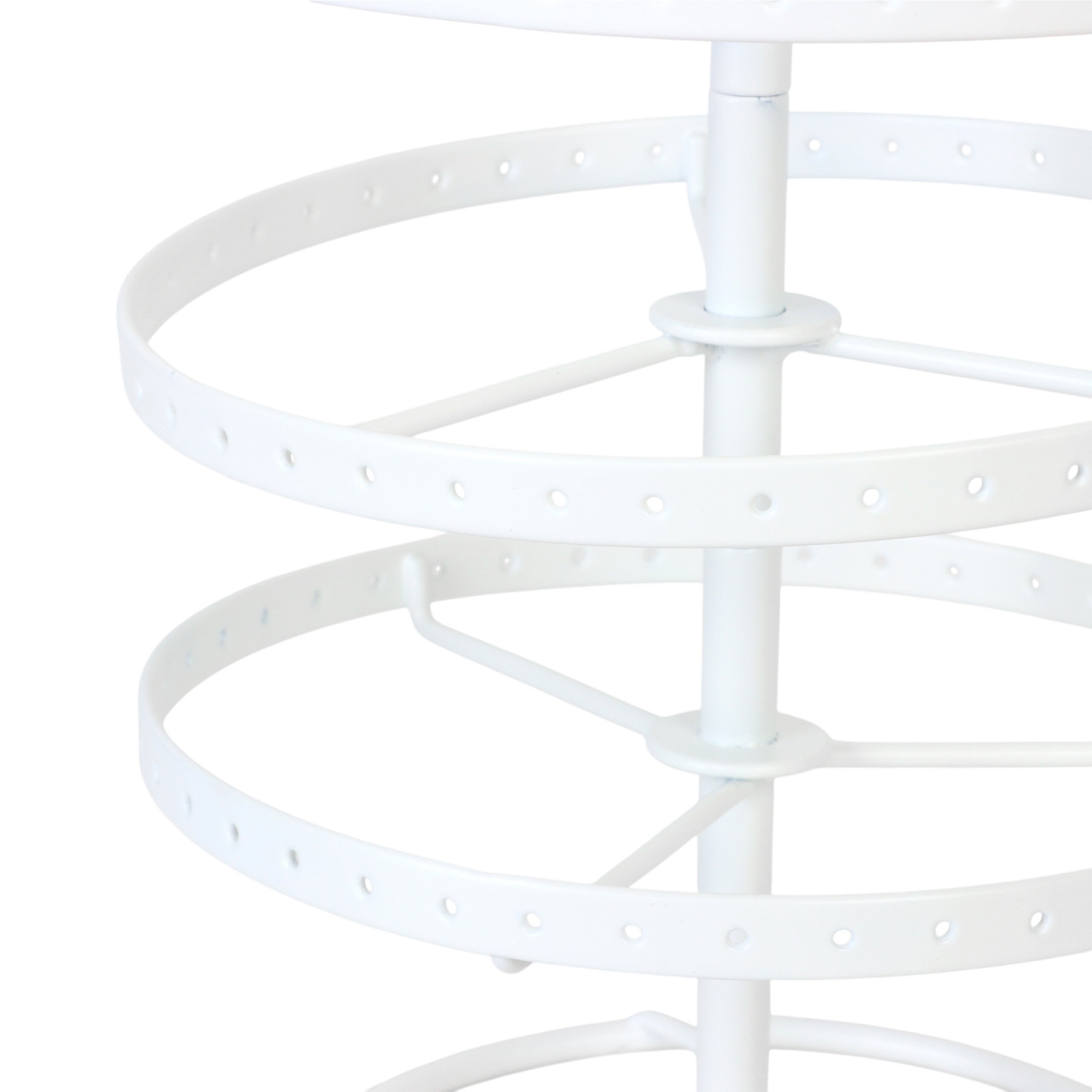 Présentoir boucles d’oreilles, fer, 168 emplacements, rotatif, arbre à bijoux, HxD 30 x 16,5 cm, couleurs, Relaxdays - 8