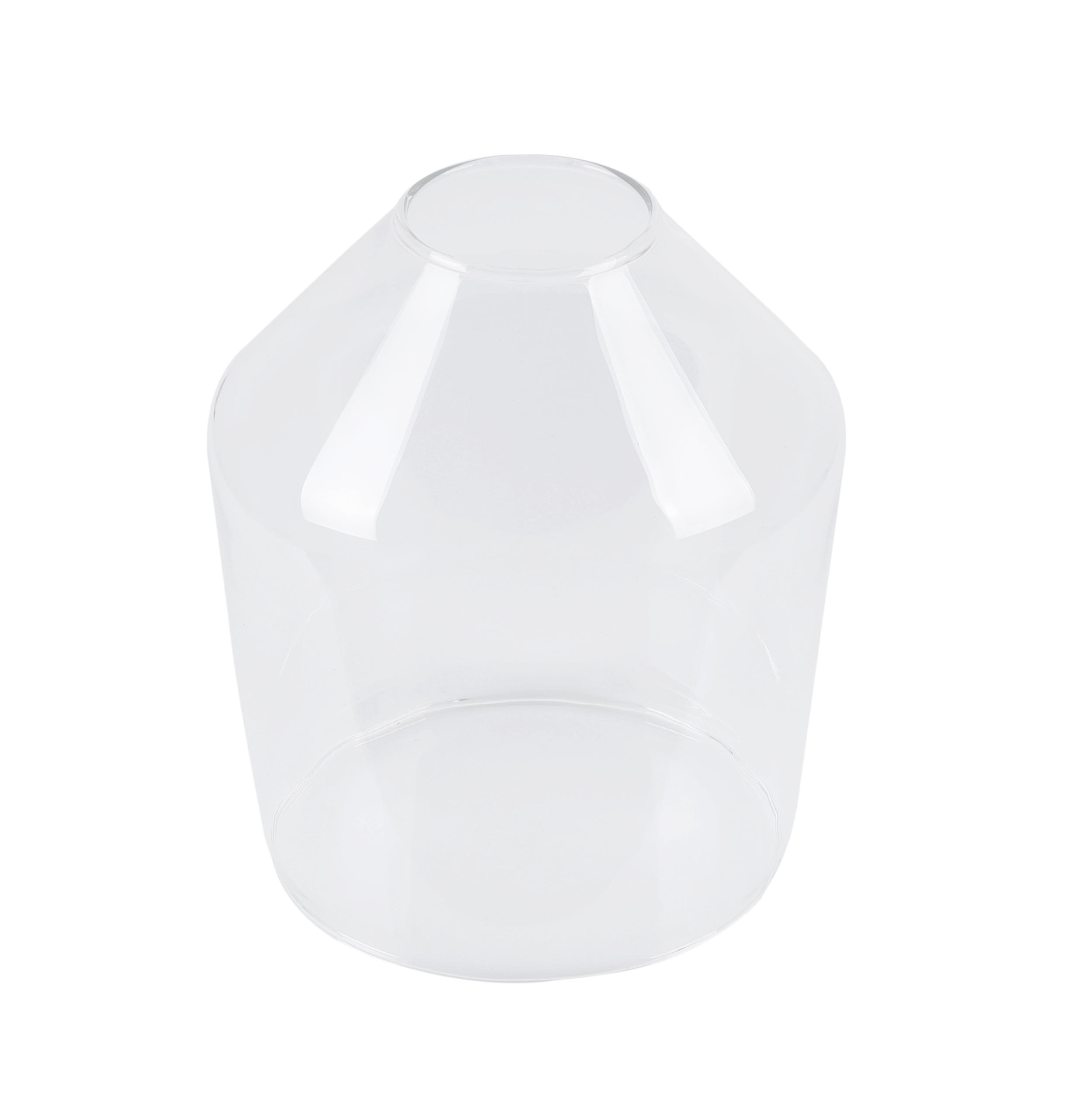 Klosz do lampy sufitowej wiszącej Novalja bezbarwny kanciasty modern 15,5cm Light Home LH
