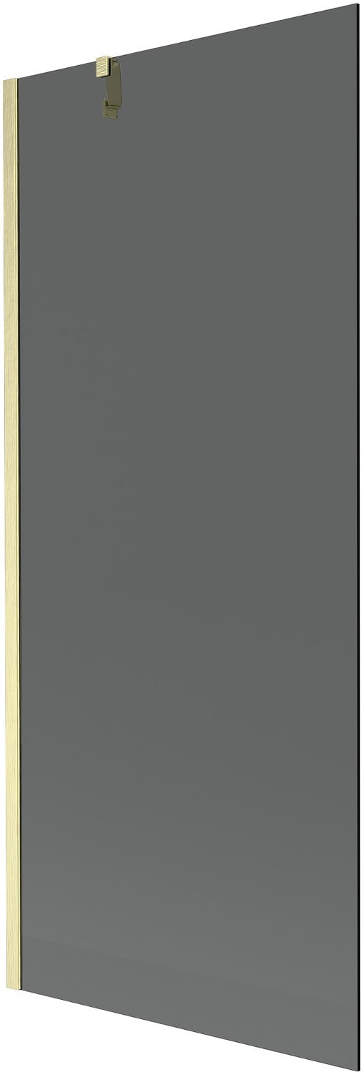 Mexen Next parawan nawannowy 1-skrzydłowy 80 x 150 cm, grafit, złoty szczotkowany - 895-080-000-00-40-55