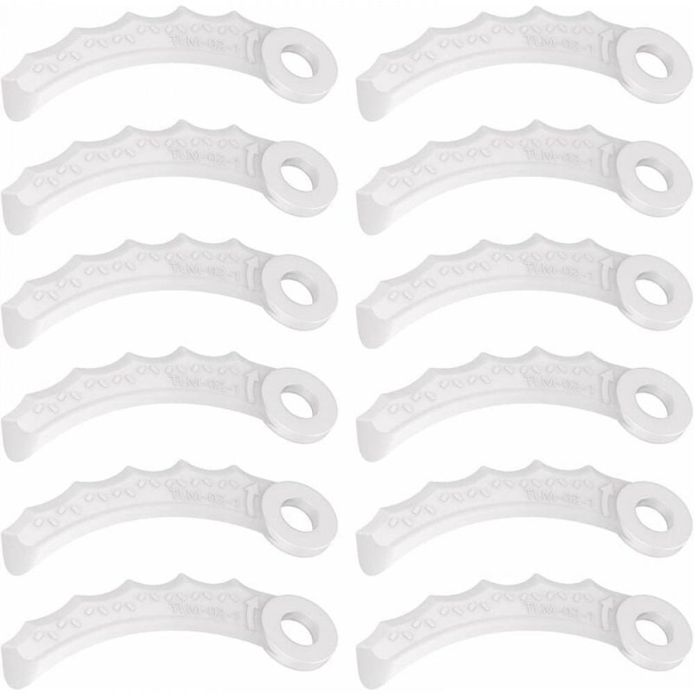 12 sztuk plastikowe ostrze kompatybilne z Makita 198383-1 Und 198426-9, Makita DUR189RF podkaszarka żyłkowa, UR100DZ, DUR191LZX3, DUR181Z, DUR192LZ, D
