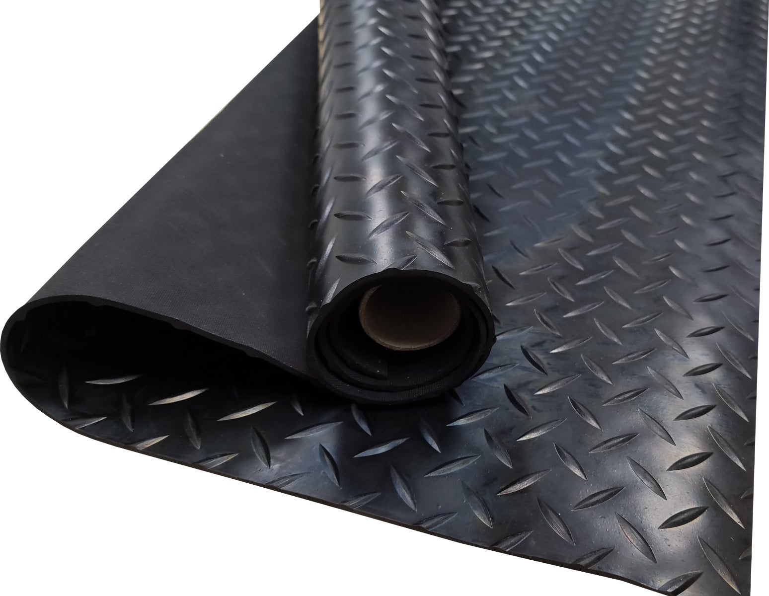 Suelo Goma| Composición 100% Caucho| Suelo Caucho| Suelo PVC| Suelo Protector| Diseño Estrias Negro| Grosor 1MM| Medida 140X700CM - 4