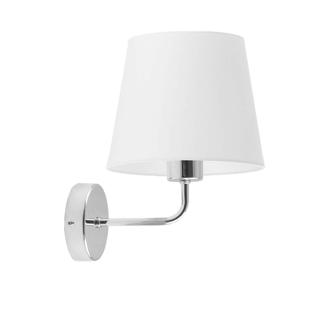 Kinkiet fajka lampa ścienna lampa na ścianę z abażurem stożek BLUES