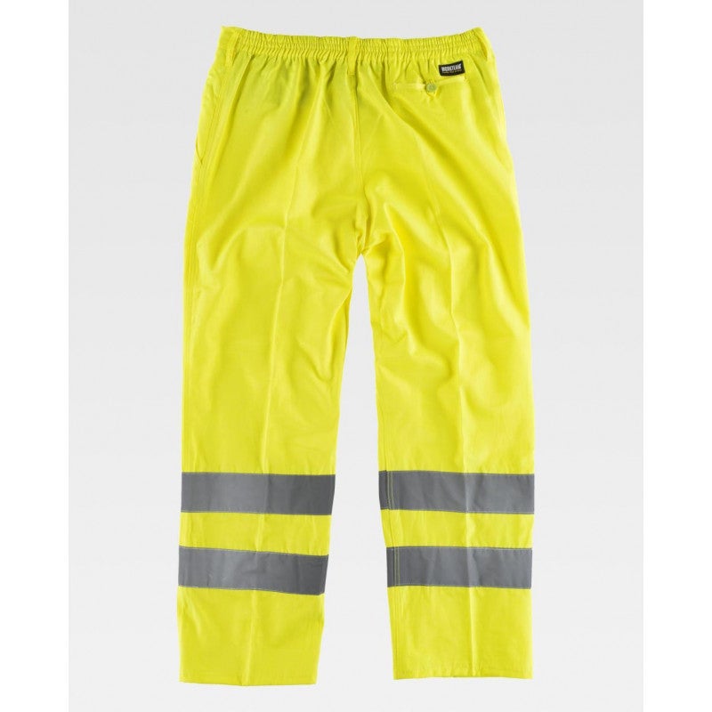 Pantalon Haute Visibilité EN471 avec bandes réfléchissantes et taille élastique – Workteam jusqu’à 2XL - 3