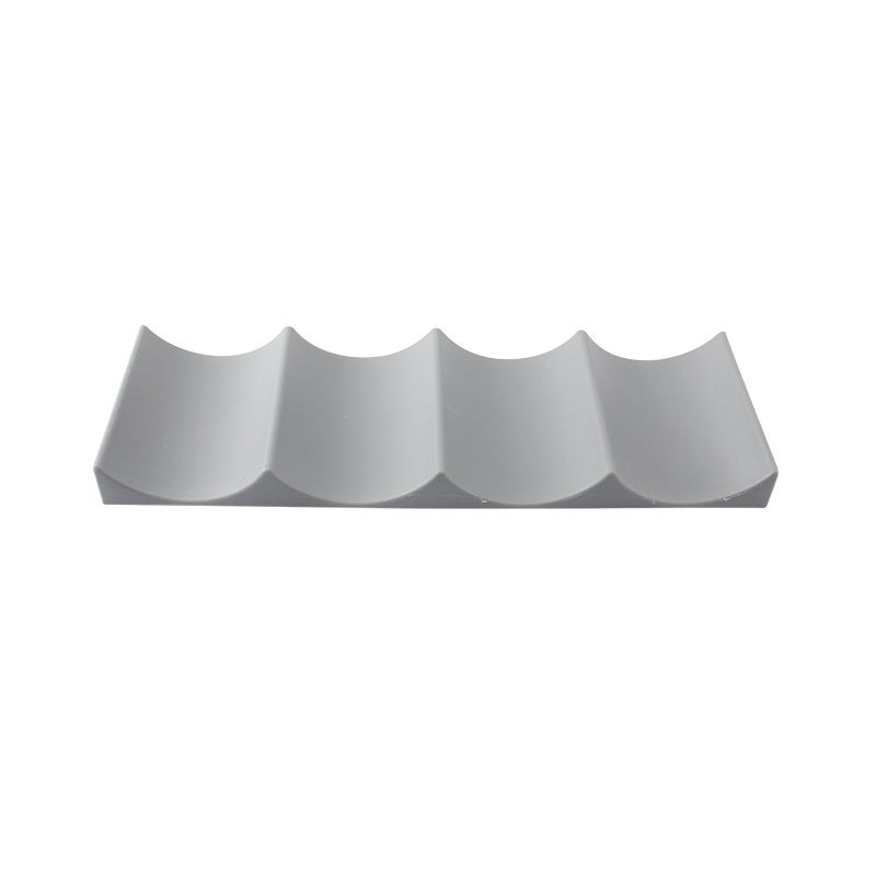 Porte Éponge Antidérapant, Tapis D'Égouttement En Silicone Organisateur Salle Bain Cuisine Silicone Plateau Evier Avec Espace Rangement 97075745