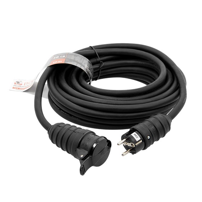 Rallonge électrique BATILEC, 10 m, 16 A, 3680 W, câble HO7RN-F 3G1.5 ...
