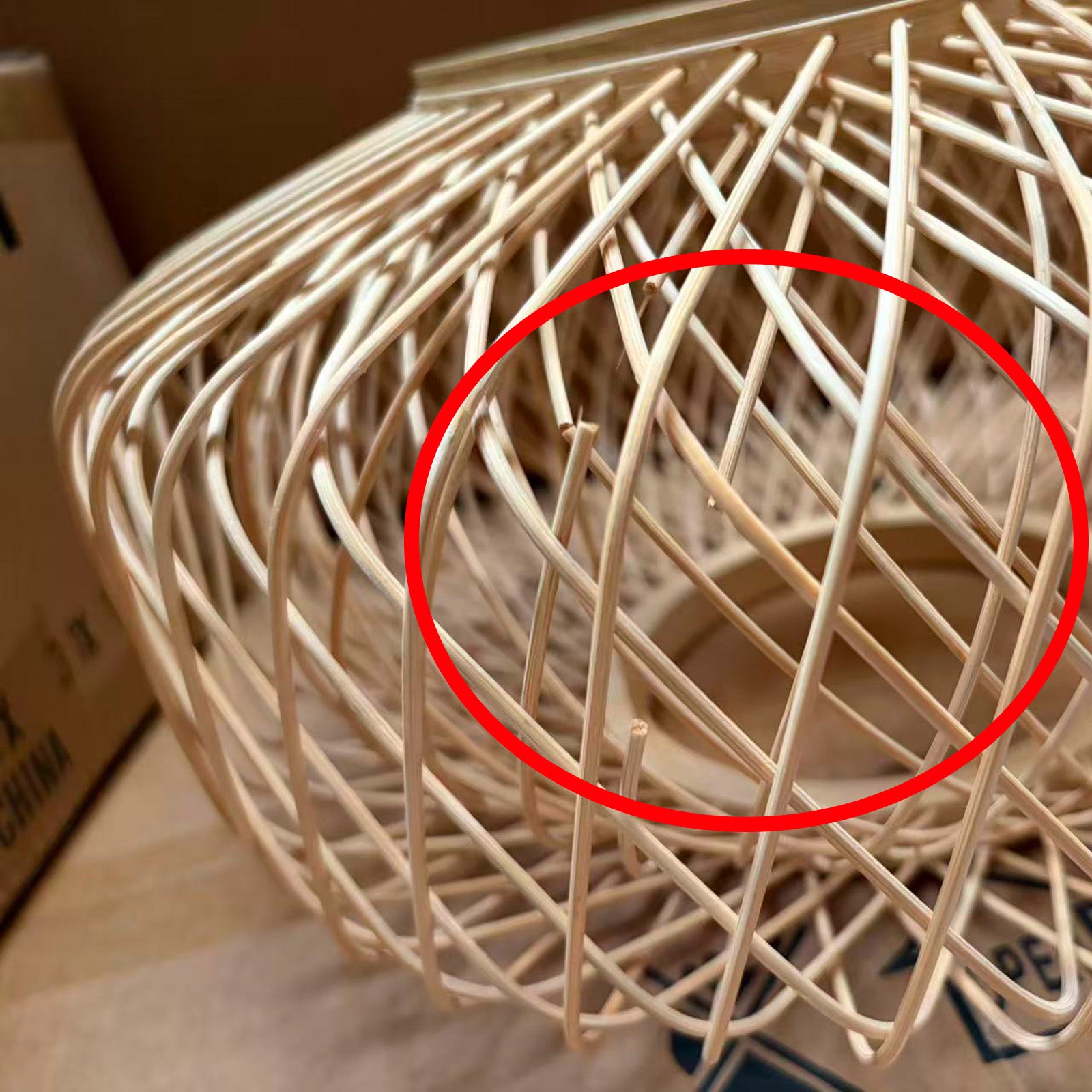E27 Plafoniera Bambù Lampada Da Soffitto Soggiorno Lampadario Creativo Paralume In Rattan Lampada A Sospensione Illuminazione A Soffitto Ristorante Camera Da Letto Studio Plafoniere Da Ufficio (75CM