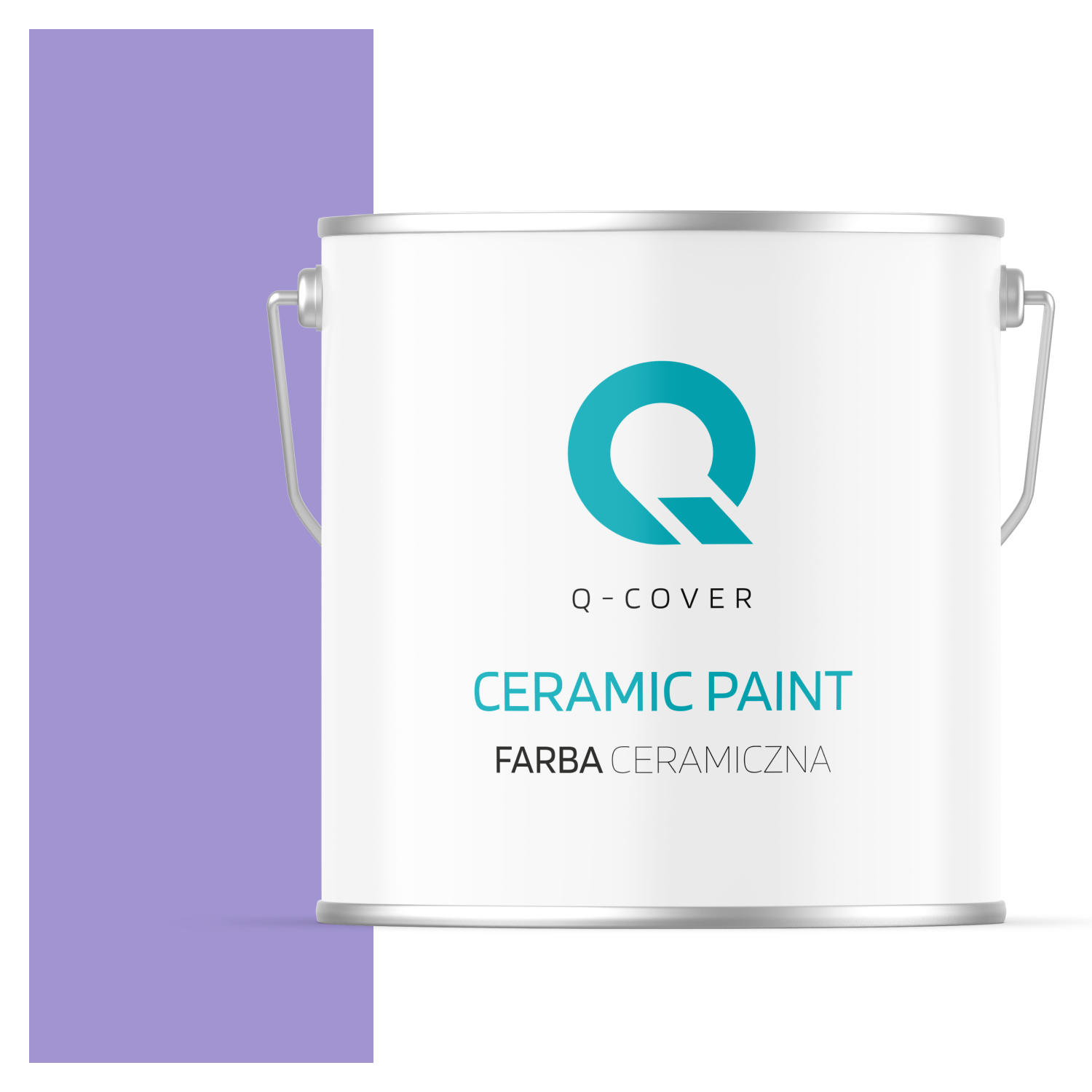 Farba Ceramiczna Do Ścian i Sufitów Q-Cover Fioletowy H2733 Głęboki Mat 5L