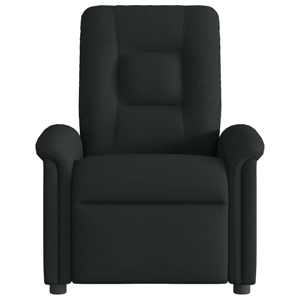 Fauteuil de massage inclinable en tissu noir - 3