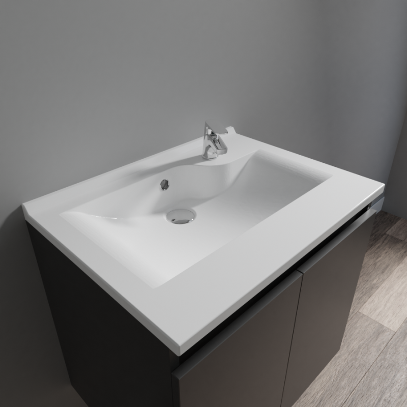 Plan simple vasque design RESILOGE - 60 cm - 3