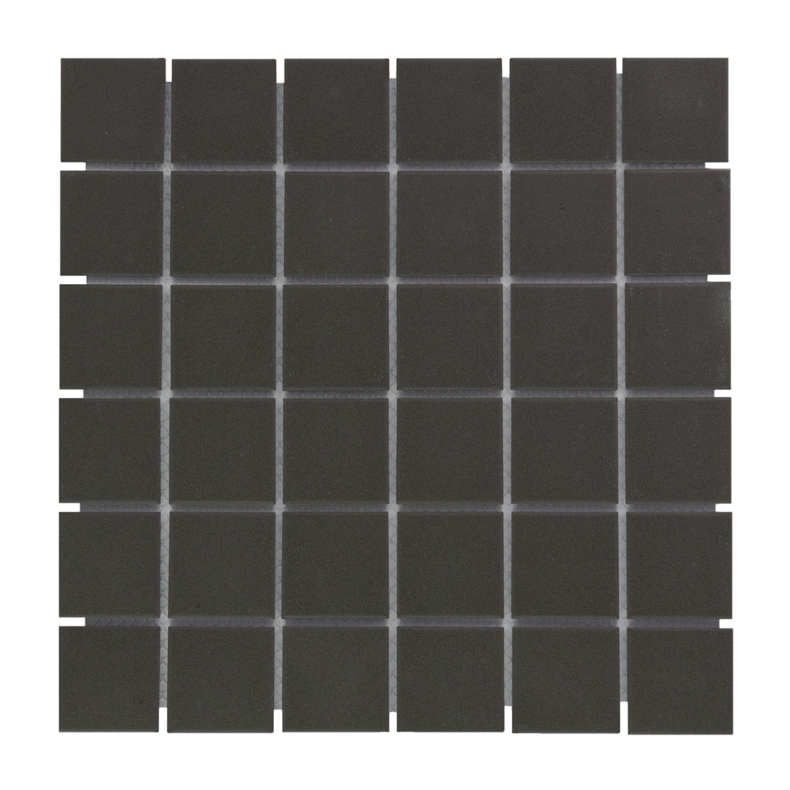 Mosaïque de grès cérame LONDON Carré 4.8x4.8cm - Carré 4.8x4.8cm Noir ...