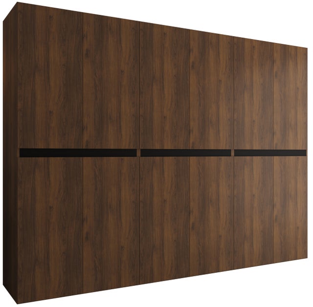 Szafa uchylna otwierana SALSA 270 x 52 x 203 cm orzech Abiks Meble