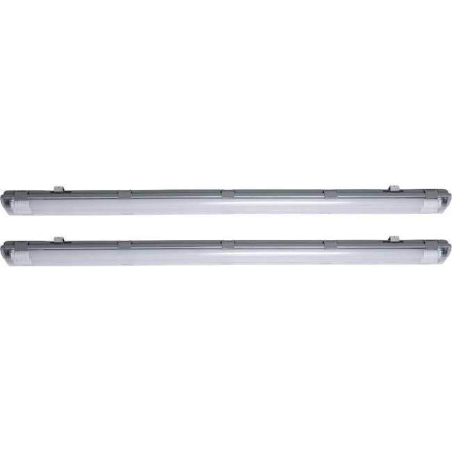Lot de 2 tubes LED 44 watts pour baignoire, lampes de plafond, lampes ...