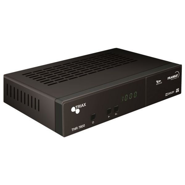 Récepteur Décodeur Satellite HD Triax THR 7600 FRANSAT + Carte FRANSAT - Enregistreur Lecteur multimédia, PVR ready, Time Shift, - 4