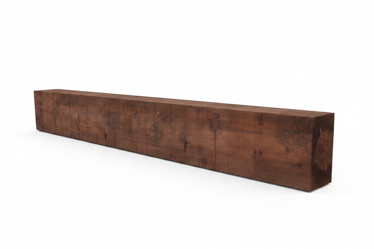 Traviesa de madera tratada para jardin green marrón / 100x22x12 cm / 20 uns