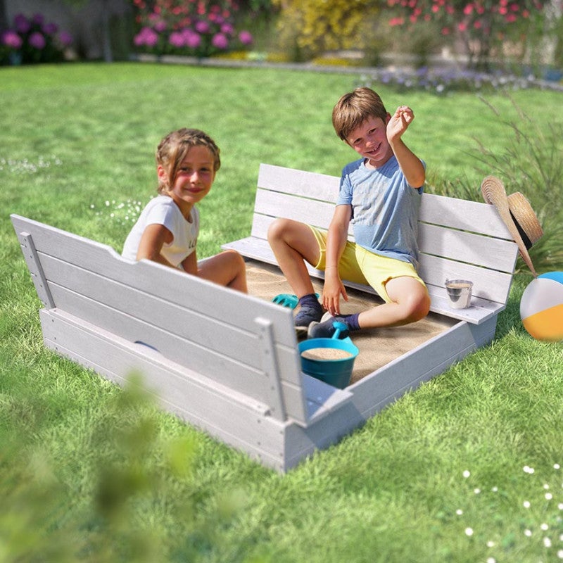 Bac à sable avec deux bacs intégrés SOULET - 3