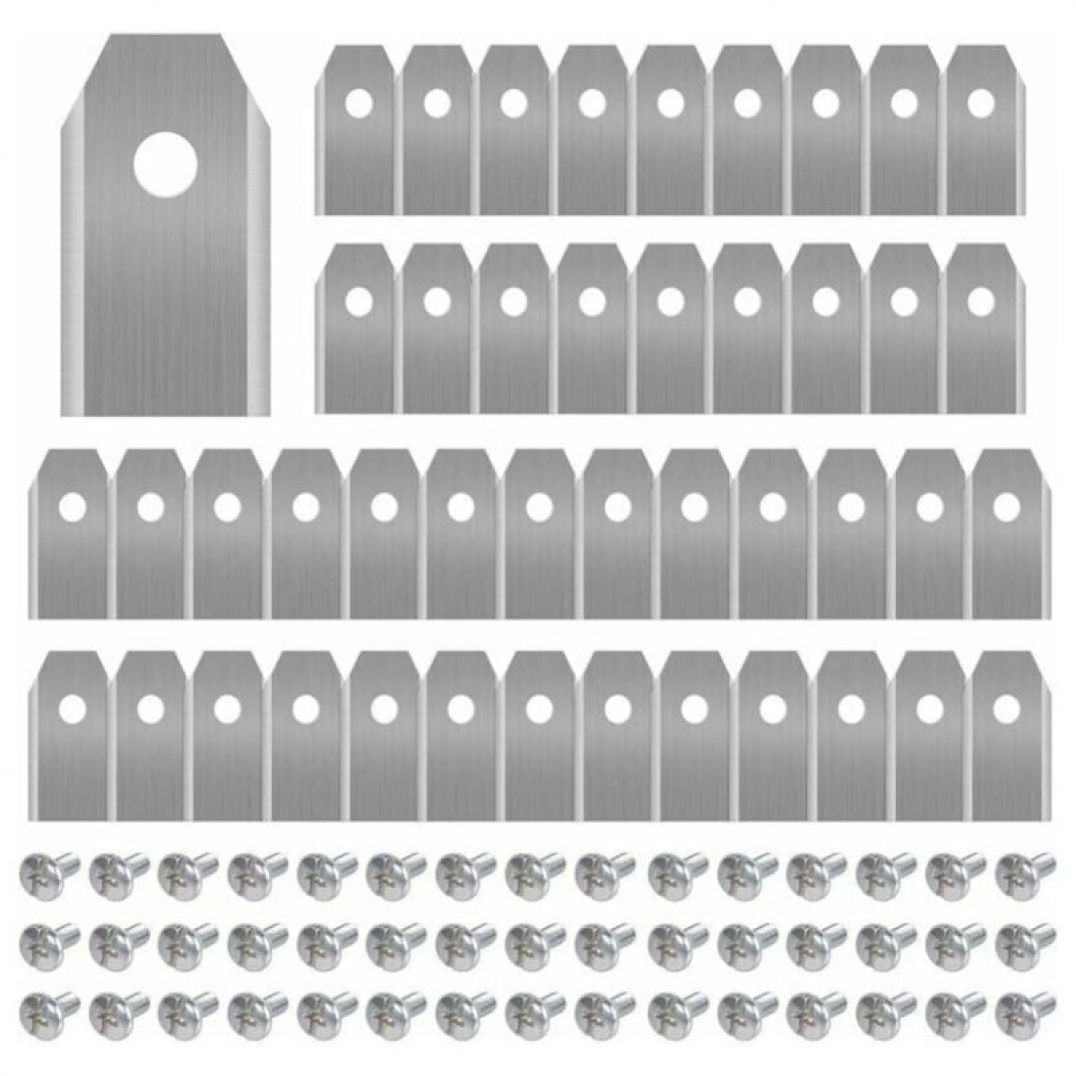 Lot 45 lames titane pour tondeuses robot Husqvarna Automower — free download