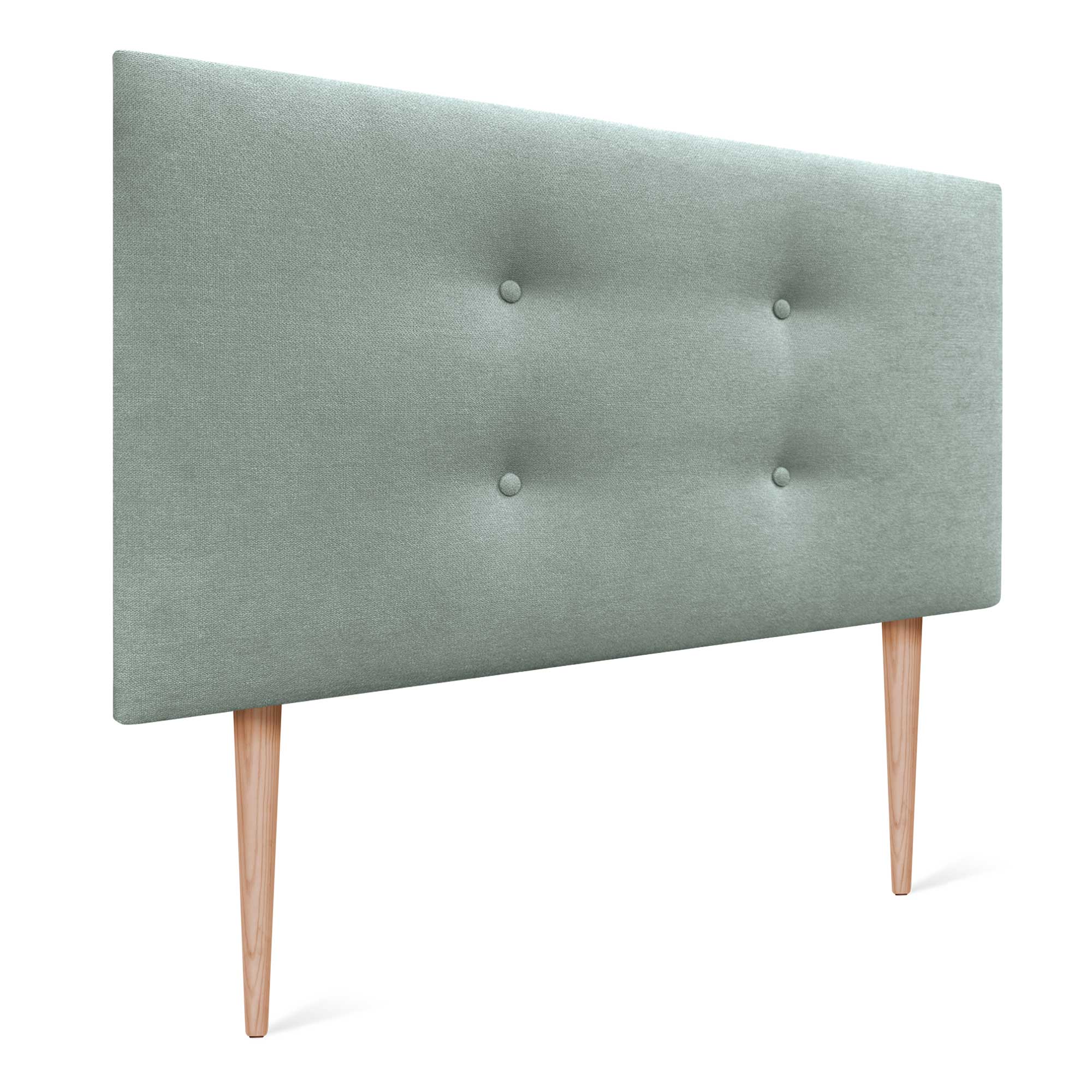 Testata Letto AQUALINE DHOME - Imbottita In Tessuto Grigio Antimacchia, Per Letti 150/160 Cm