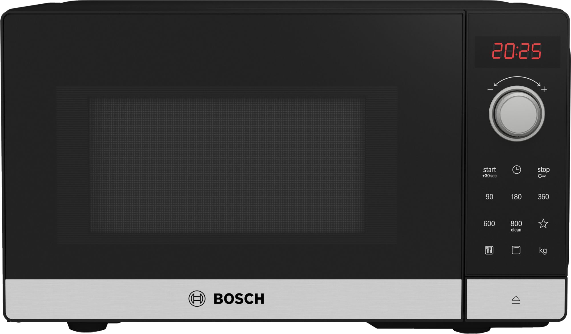 Kuchenka mikrofalowa wolnostojąca BOSCH FEL023MS2 czarna 800W 20L