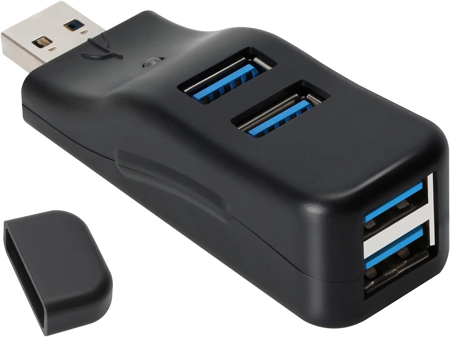 Hub USB 3.0 do laptopa, przenośny rozdzielacz danych USB z 4 portami, mini przedłużacz portu USB A, szybki fer danych 5G