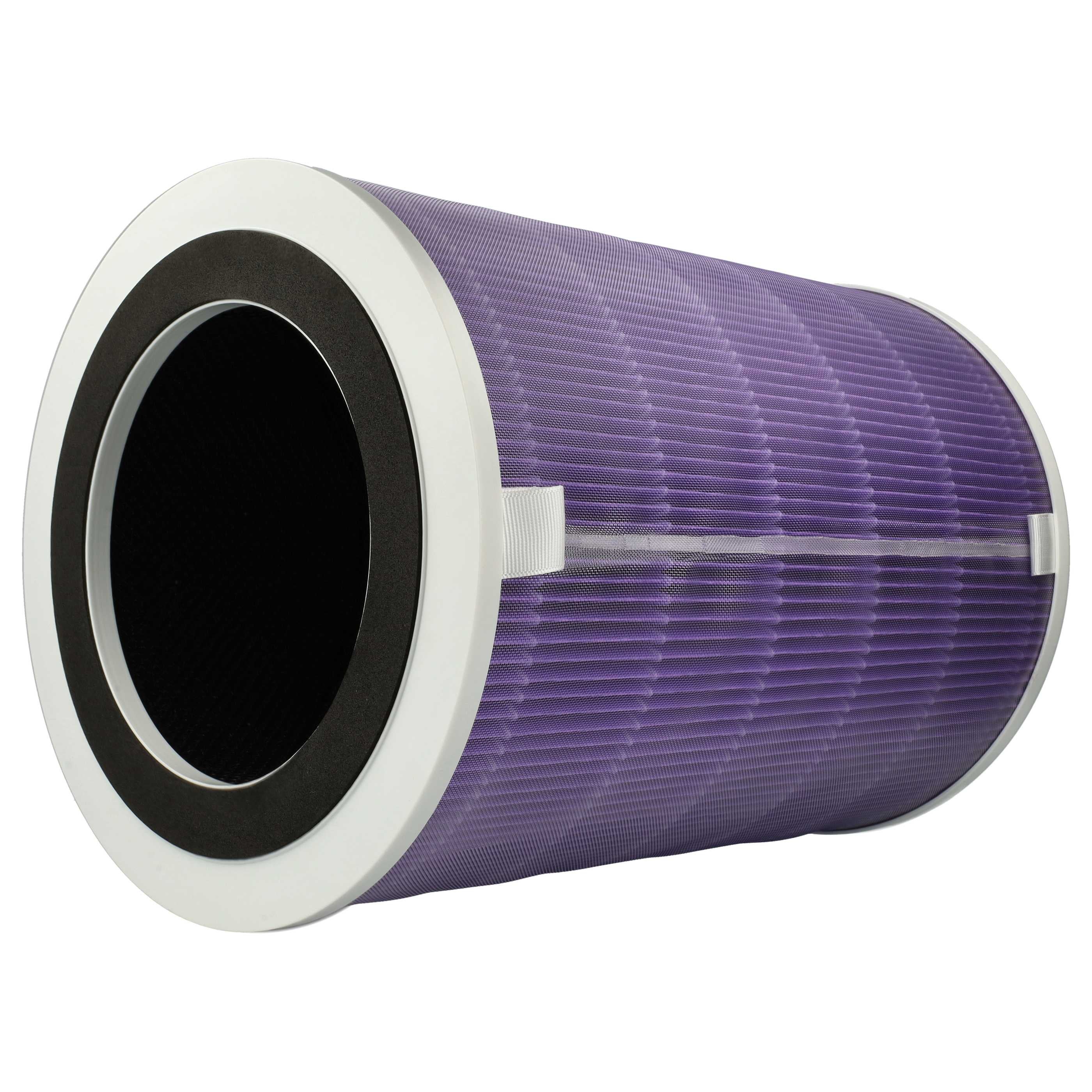 vhbw filtro aria compatibile con Proscenic A 9 purificatore d'aria - filtro combinato prefiltro + HEPA(H13) + carbone attivo + ioni d'argento - 2