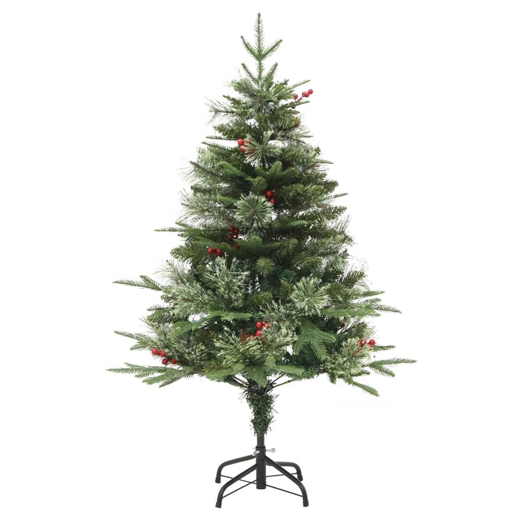 Sapin Noël Cherry 240 Cm Enneigé Baies Pommes Pin PP | Vente En Ligne Sur