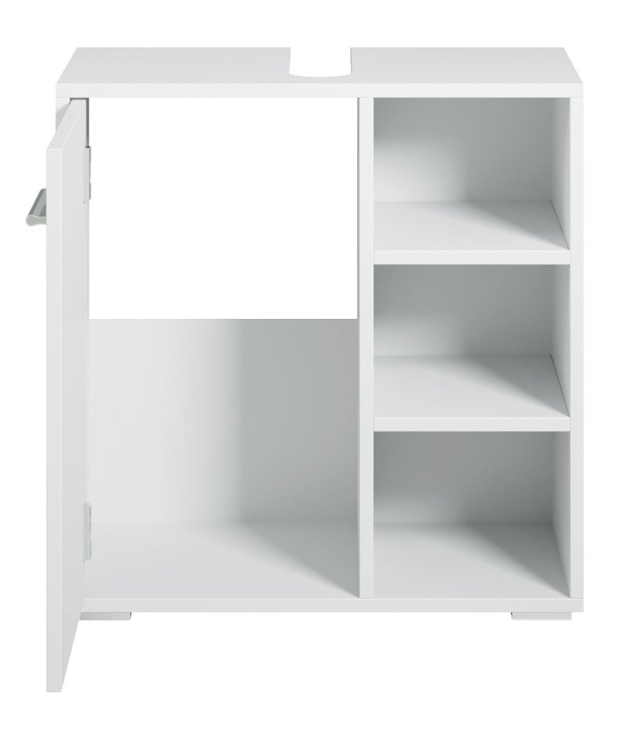 Mobili da bagno Neptunus 60 x 28 x 60cm Bianco opaco - armadio mobiletto lavabo - 2