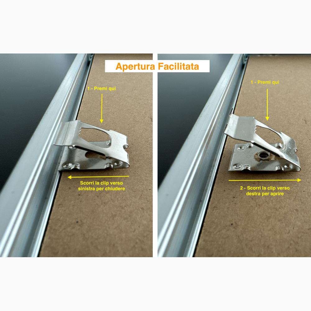 Cornice A3 In Legno Con Vetro Acrilico - Per Poster, Diplomi E Foto Da Parete (Nero) - Foto 3