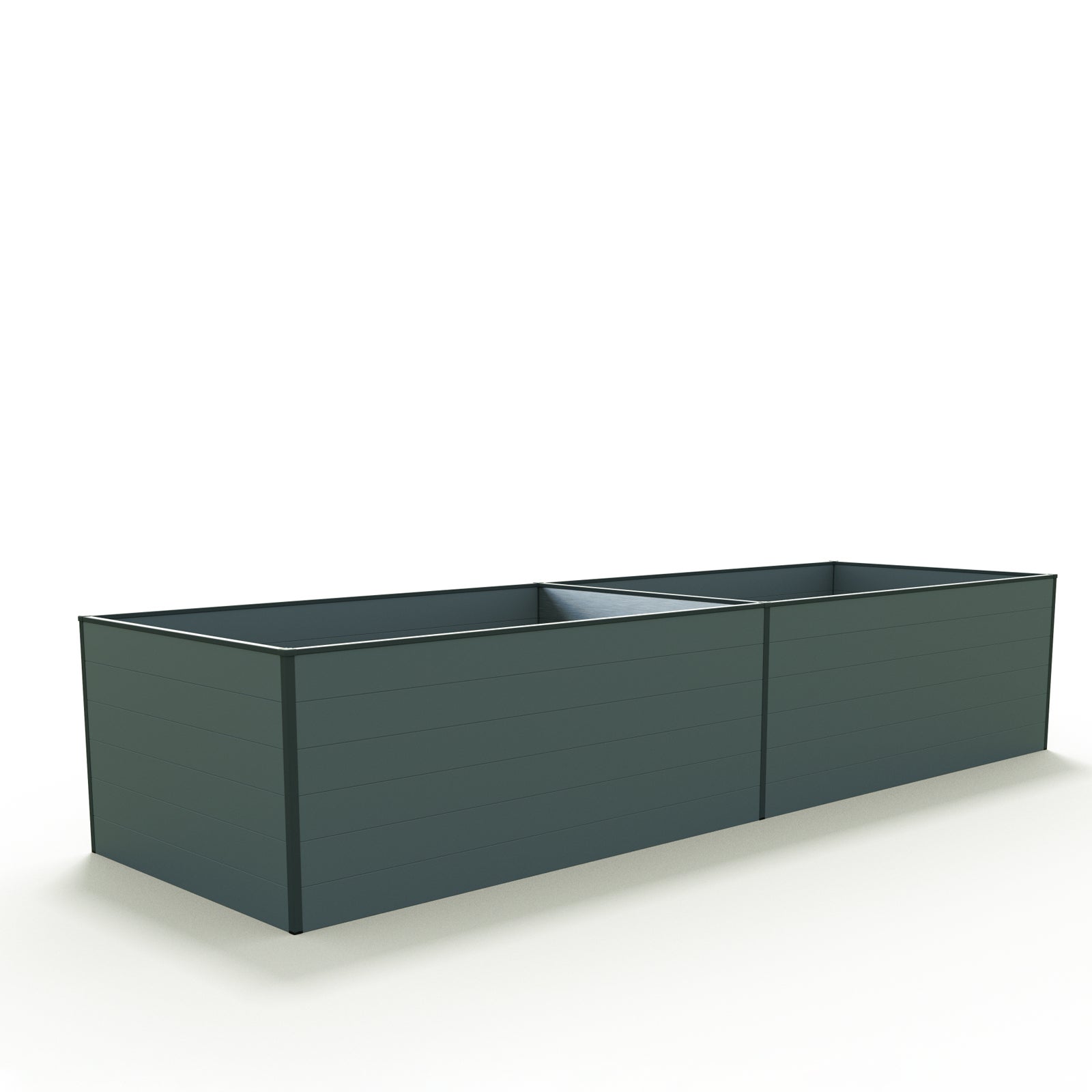 119 x 387 x 77 cm Grzadka podwyzszona, antracyt