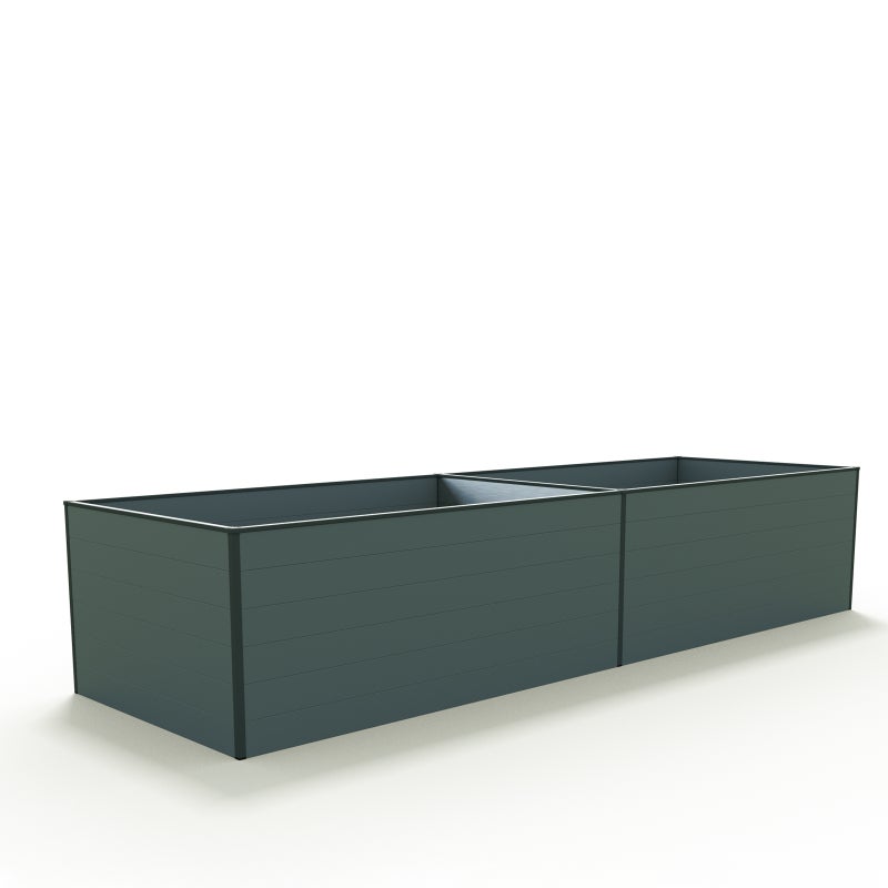 119 x 387 x 77 cm Grzadka podwyzszona, antracyt