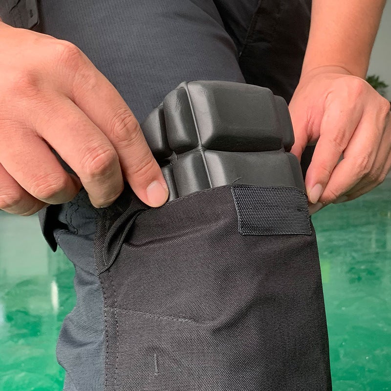 1 paire de genouillères flexibles en mousse Pour pantalons de travail Pour pose de carrelage/stratifié/parquet - 4