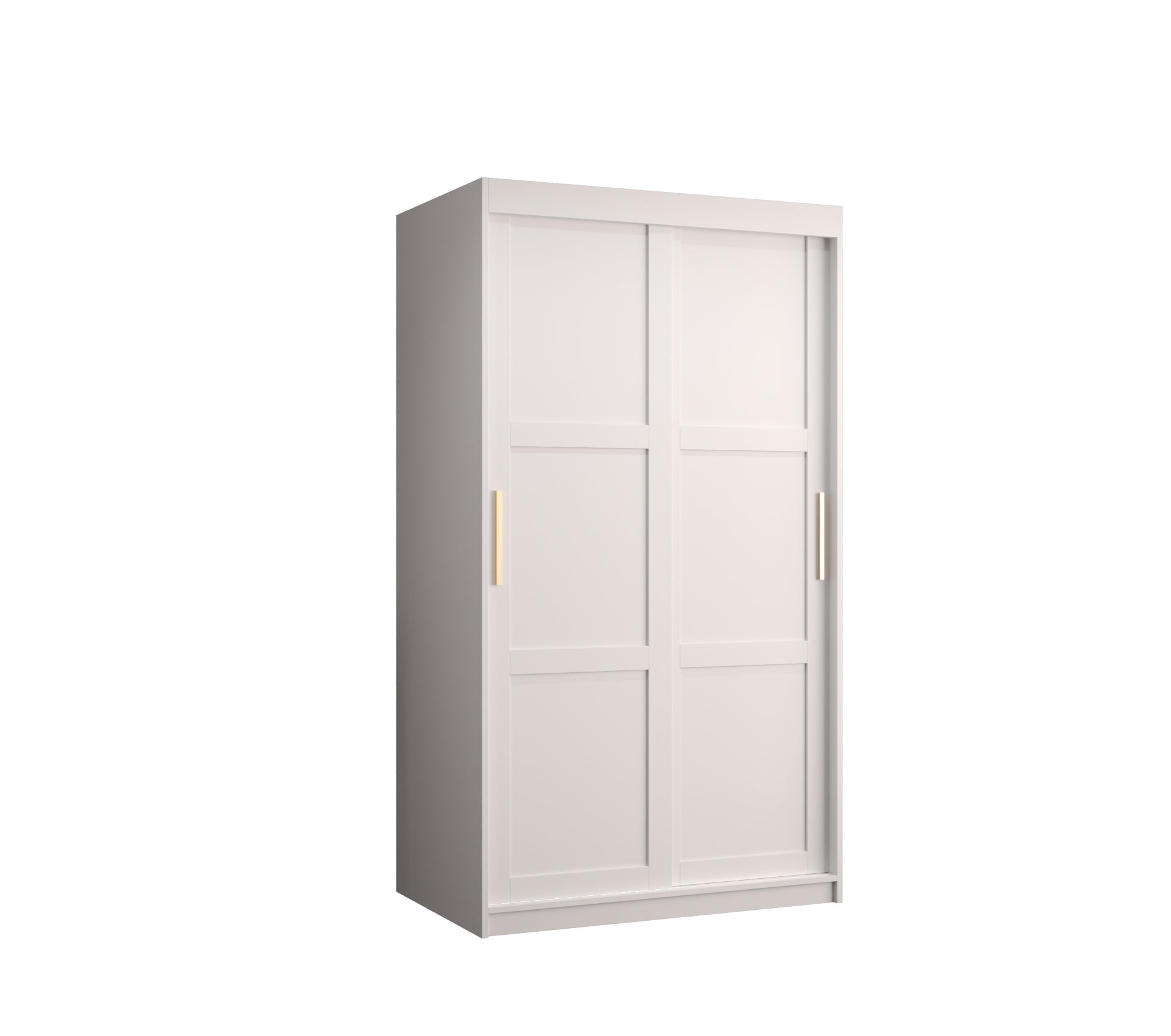 Szafa przesuwna garderoba RAMIRO 1 100 x 62 x 200 cm Biały - Abiks Meble