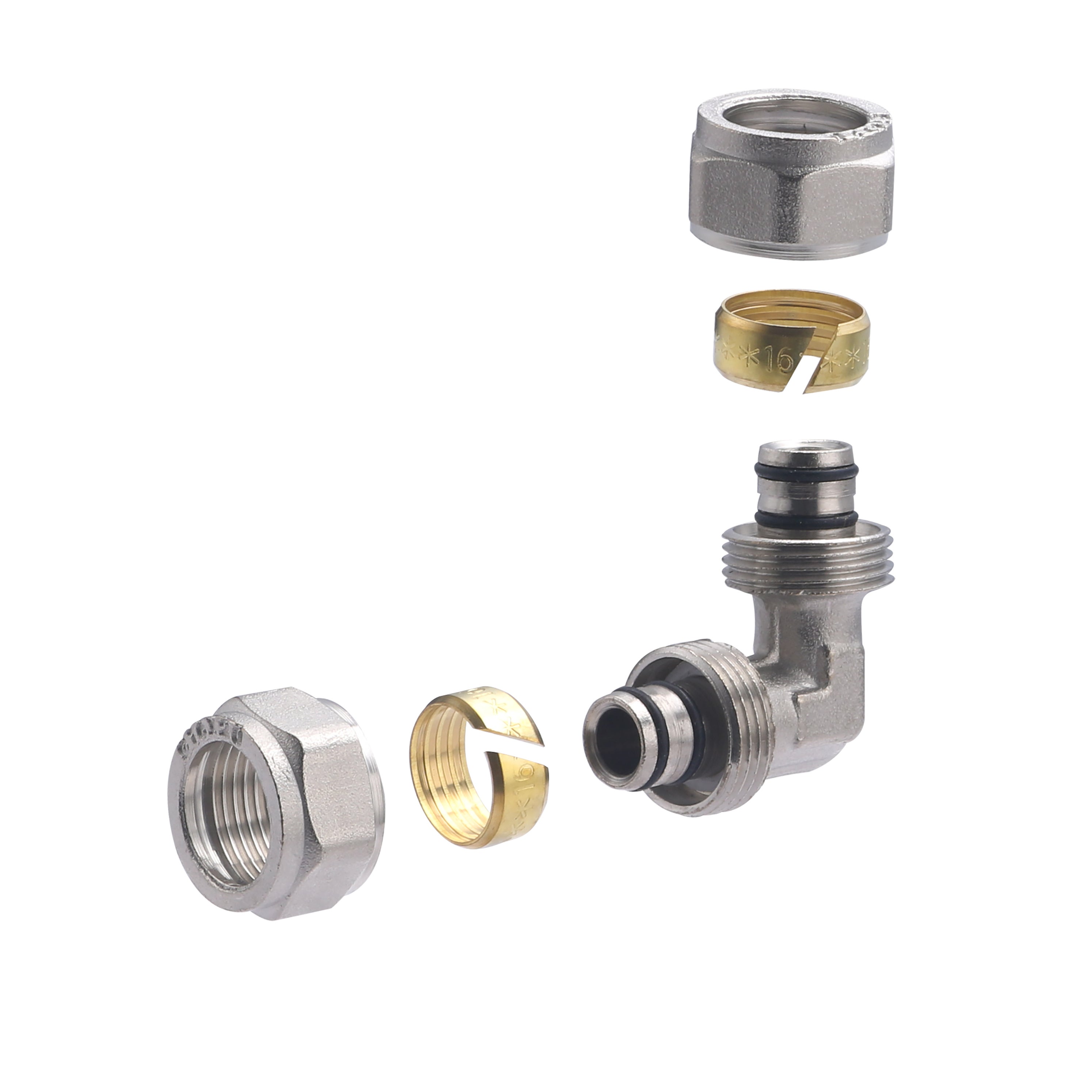 Raccord Multicouche à Compression (à Visser) Coude Egal Ø16 NOYON & THIEBAULT - 6