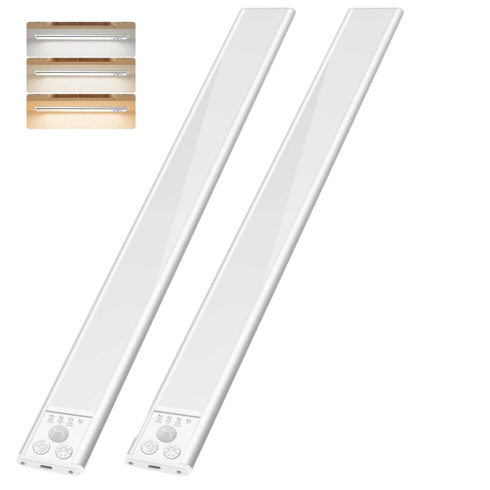 Wigearss Lot De 2 Lampes LED à Clip – Course, Jogging, Camping, Randonnée – 3 Modes, USB-C, Étanche IPX7