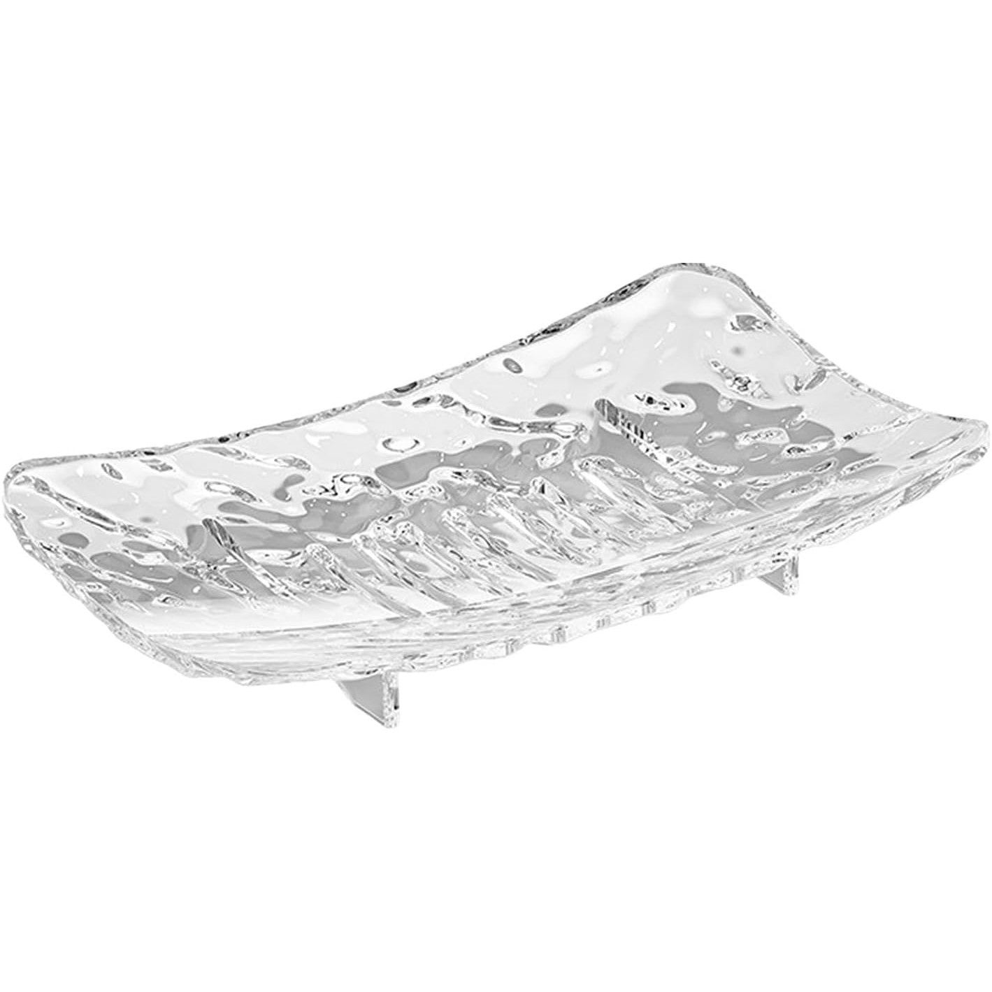 Savoniera din plastic Flippy, transparenta, 15 x 9 cm